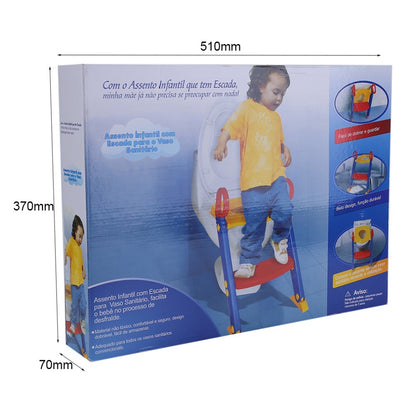 3-IN-1 BABY INFANT POTTY TRAINING TOILET SAFETY LADDER