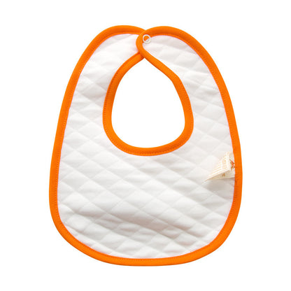 NEWBORN BABY FEEDING BIB THICKENED DOUBLE PURE COTTON