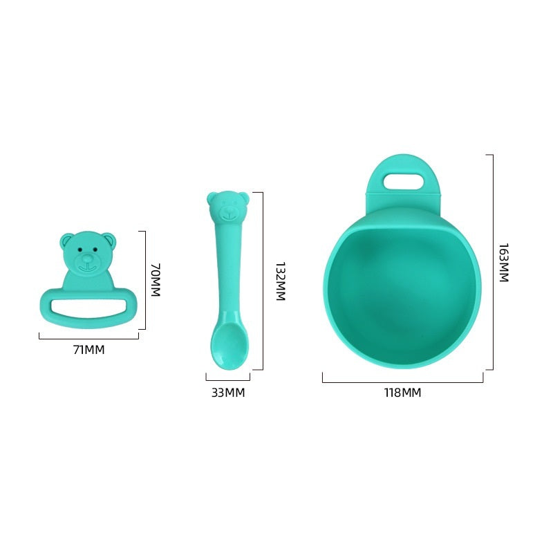 FOOD GRADE SILICONE BOWL SOON SET OF THREE