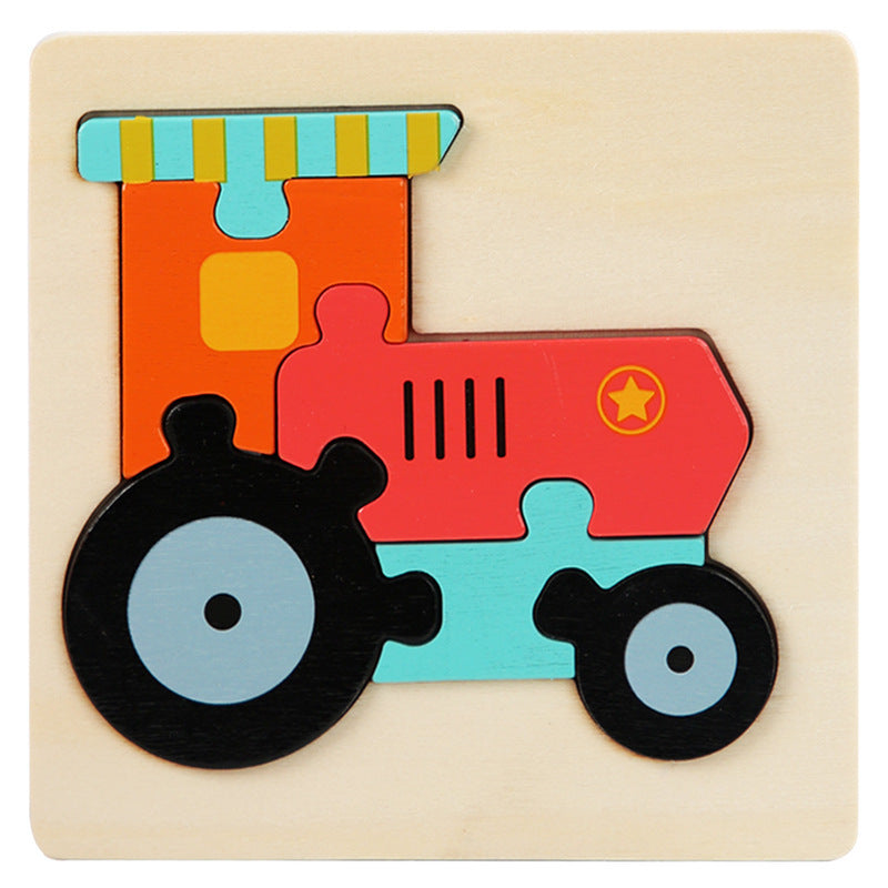 Wood Building Puzzle for kids