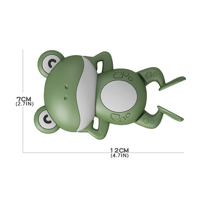 LITTLE FROG WIND UP FLOATING BABY BATHROOM TOY