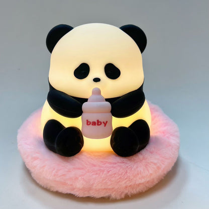 FLOWER PANDA PAT LAMP COLORFUL SILICON