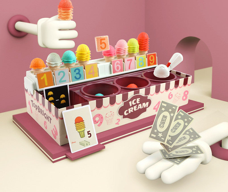 NEW ICE CREAM PALOUR KITCHEN TOY FOR CHILDRENS