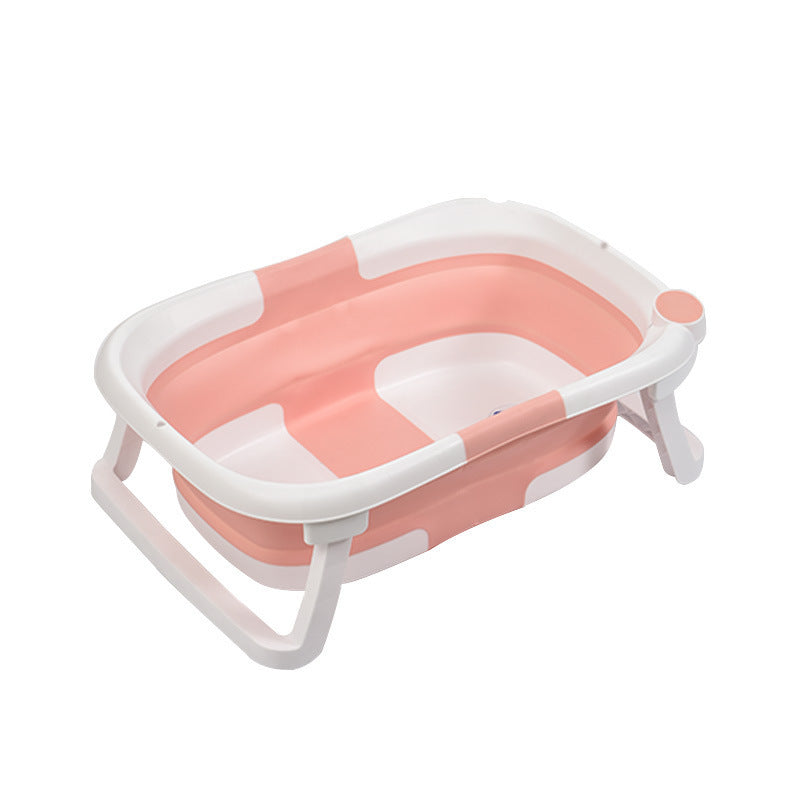 BABY BATHTUB WITH WATER TEMPERATURE (NON-SLIP), FOLDABLE