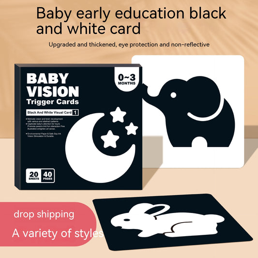 BABY EARLY EDUCATION VISUAL STIMULATION CARD