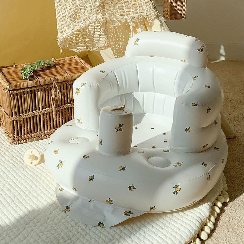 PORTABLE INFLATABLE BABY DINING CHAIR FOR BATHING & SWIMMING