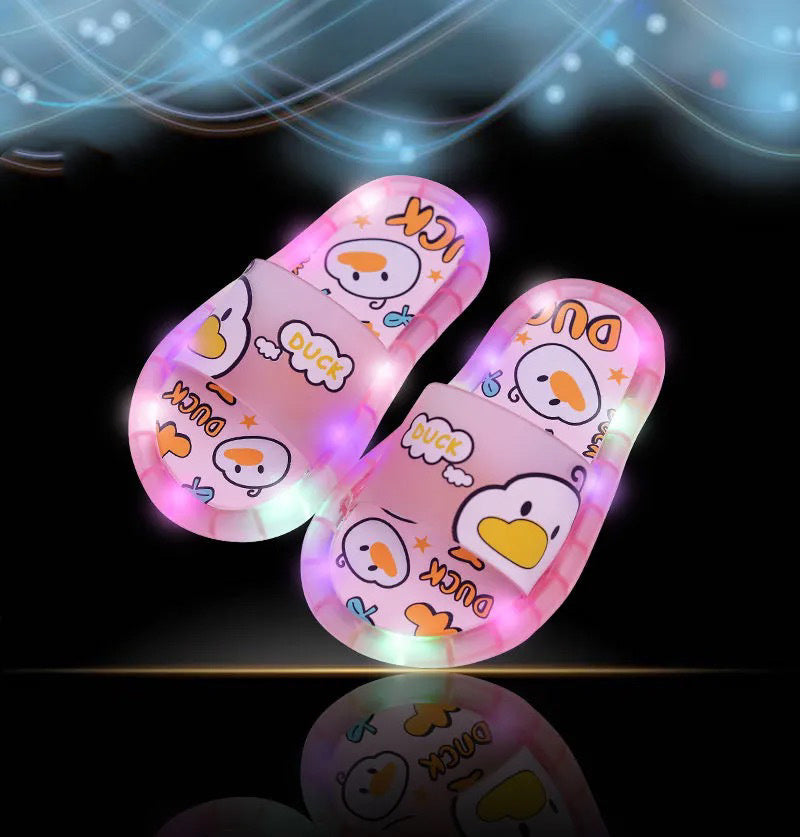 Cute Summer Slippers With Light