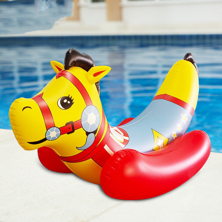 CHILDREN'S GIANT INFLATABLE RIDING POOL CHAIR