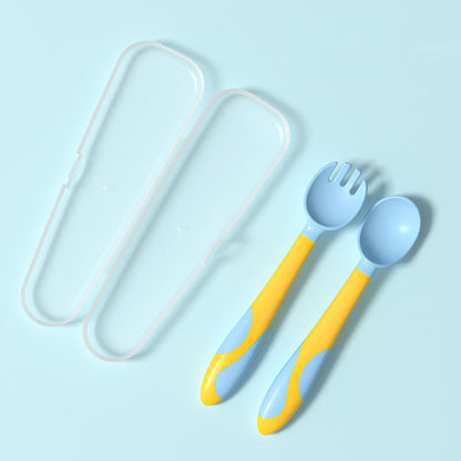 BABY TRAINING FORK SPOON TWIST SPOON CHILDRENS TABLEWARE SET