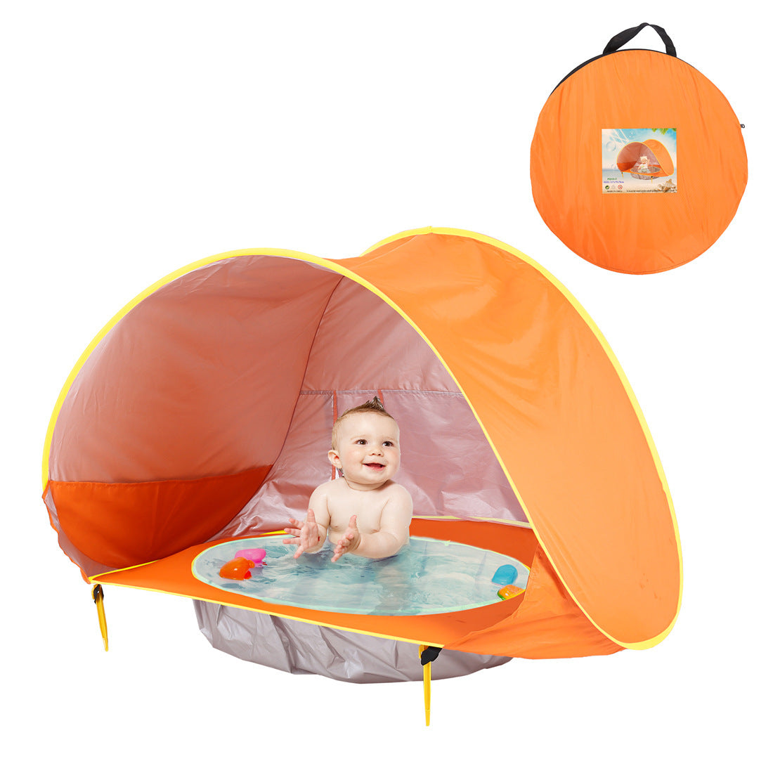 BABY BEACH TENT KIDS OUTDOOR CAMPING EASY FOLD UP WATERPROOF TENT UV PROTECTING