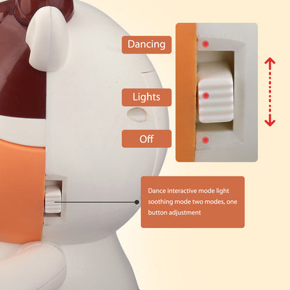 MUSIC AND LIGHT SWING DANCE ROBOT ELECTRIC COW