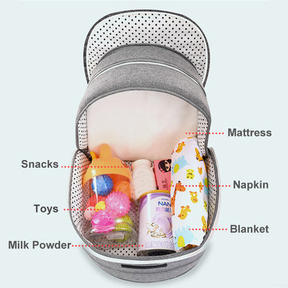 PORTABLE REMOVABLE FOLDING CRIB BABY BED BAG