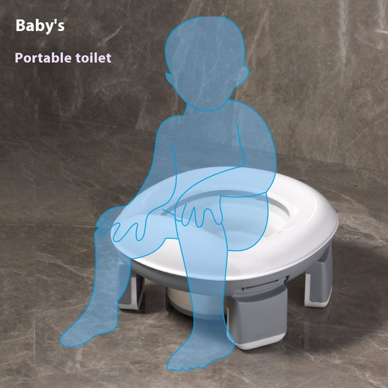 OUTDOOR PORTABLE CHILDREN FOLDING TOILET