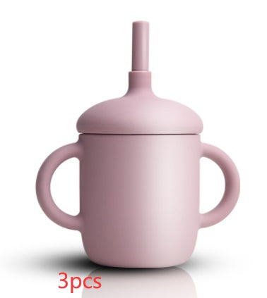 NEW BABY FEEDING CUP STRAW WATER BOTTLE SIPPY CUP