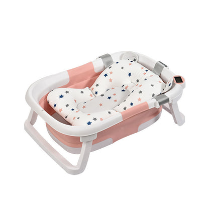 BABY BATHTUB WITH WATER TEMPERATURE (NON-SLIP), FOLDABLE