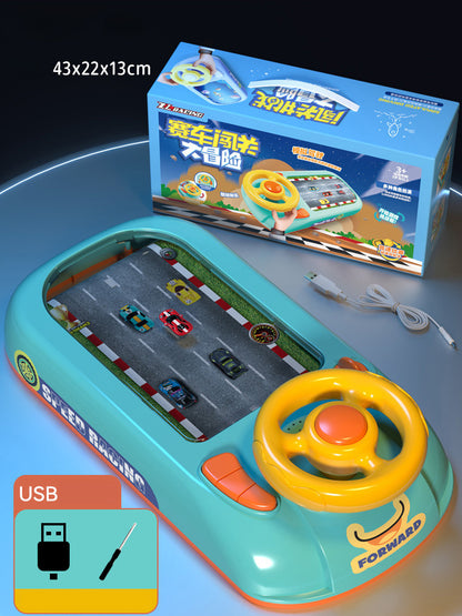 CHILDREN DRIVING SIMULATION ELECTRIC DESKTOP GAME CONSOLE