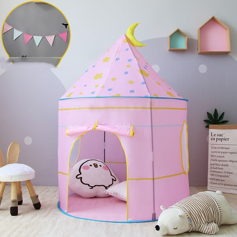 CHILDRENS INDOOR PLAYHOUSE CASTLE TENT