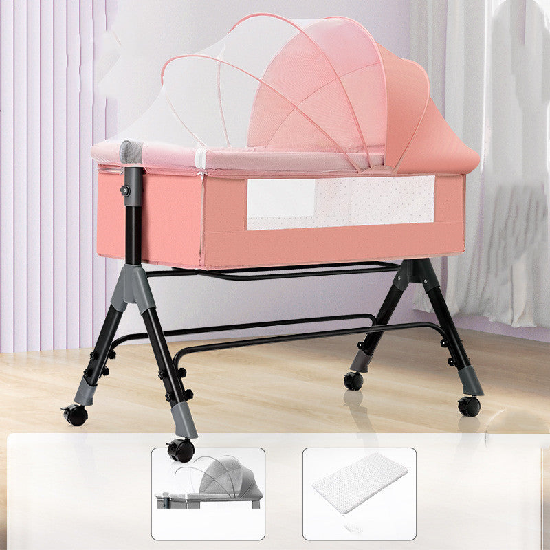 BABY SPLICING PORTABLE MULTIFUNCTIONAL FLODING CRADLE BED