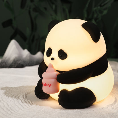 FLOWER PANDA PAT LAMP COLORFUL SILICON