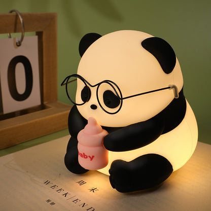 FLOWER PANDA PAT LAMP COLORFUL SILICON