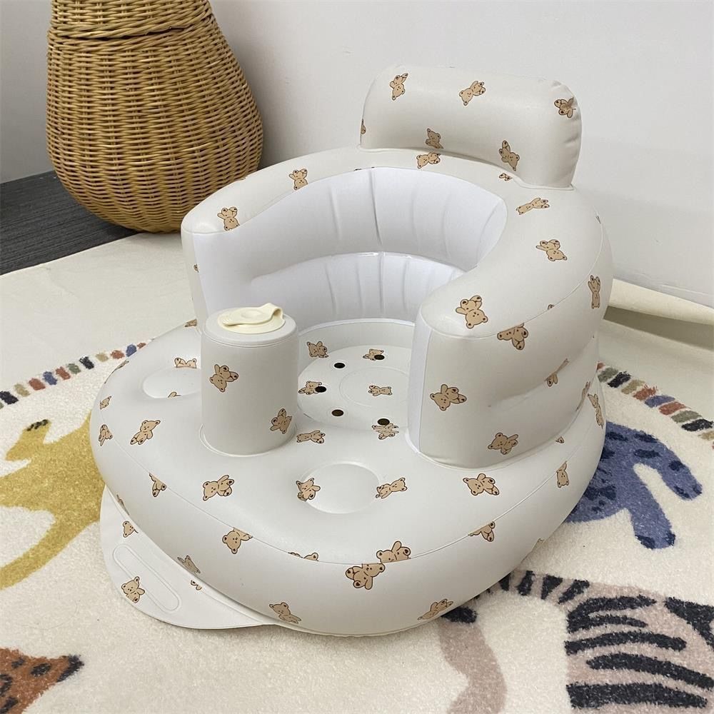 PORTABLE INFLATABLE BABY DINING CHAIR FOR BATHING & SWIMMING