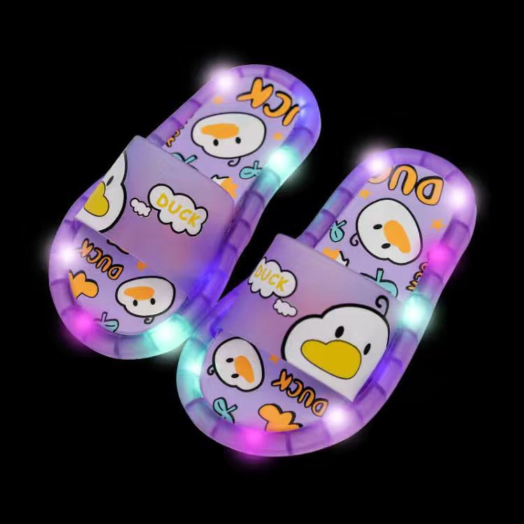 Cute Summer Slippers With Light