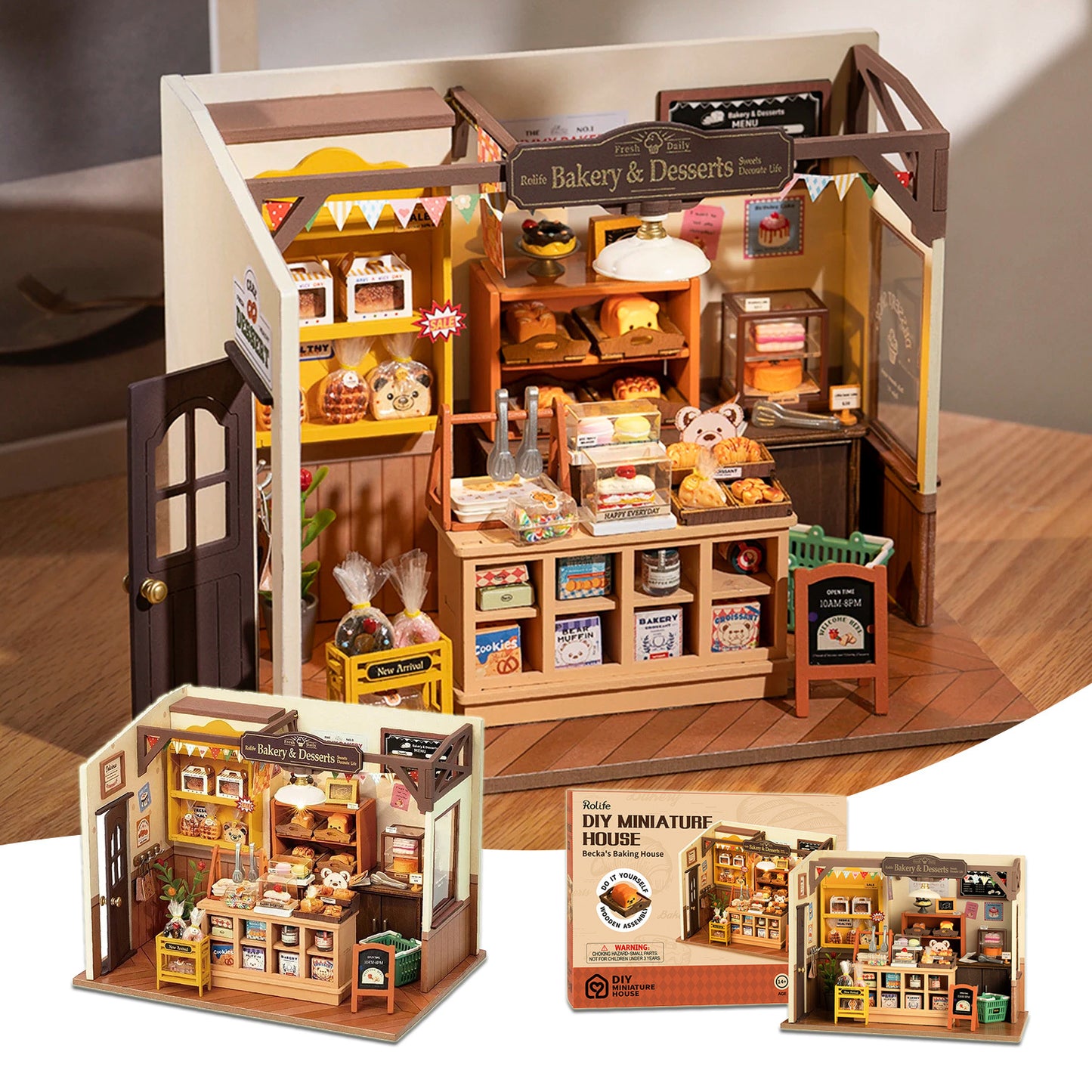 BECKAS BAKING HOUSE DIY MINIAUTRE HOUSE FOR KIDS