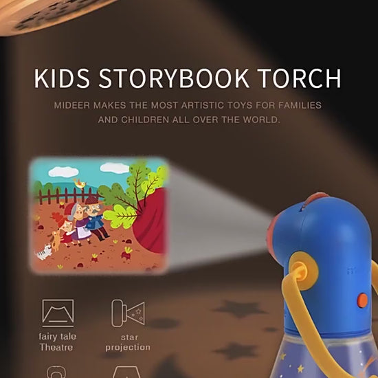 Children's Toy Storybook Torch Projector Kaleidosc